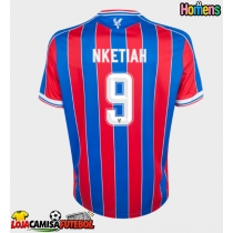 Camisa de Futebol Crystal Palace Eddie Nketiah #9 Equipamento Principal 2025-26 Manga Curta